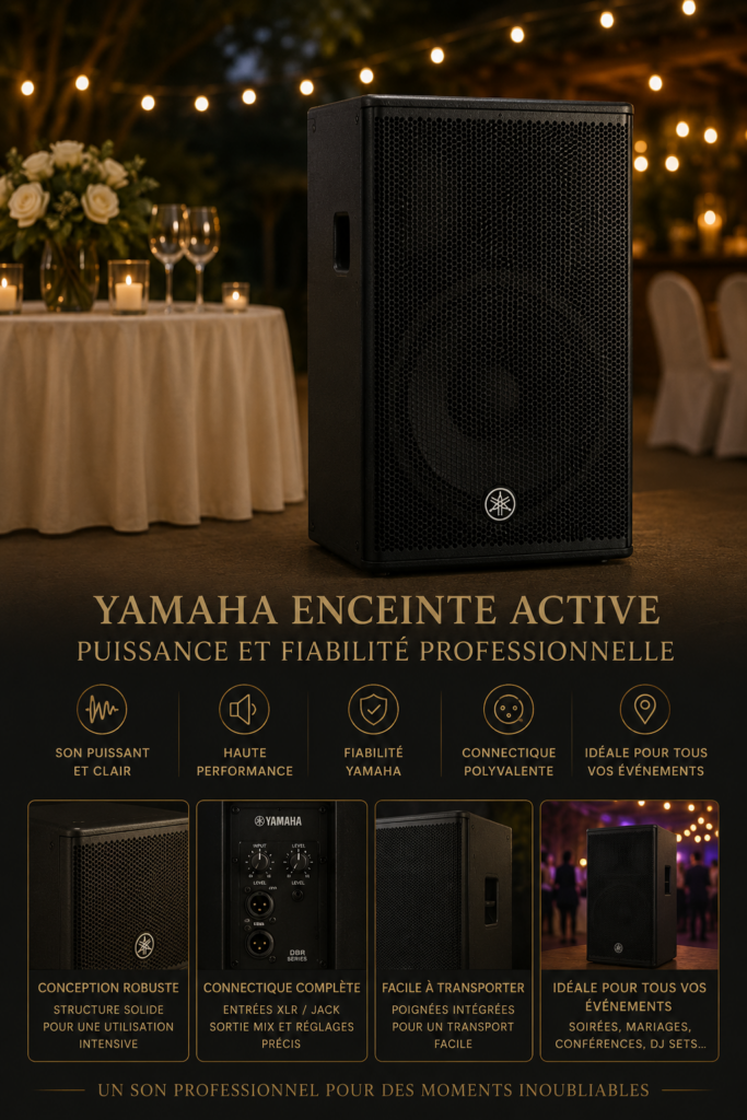 Kit 4 enceintes Yamaha actives