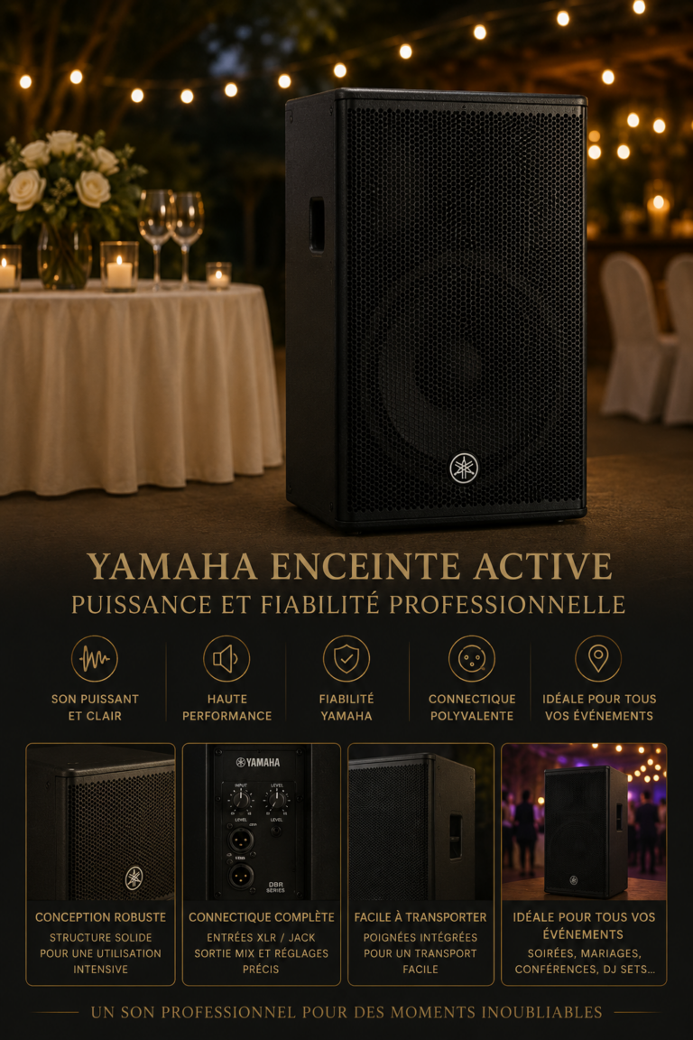 Kit 4 enceintes Yamaha actives