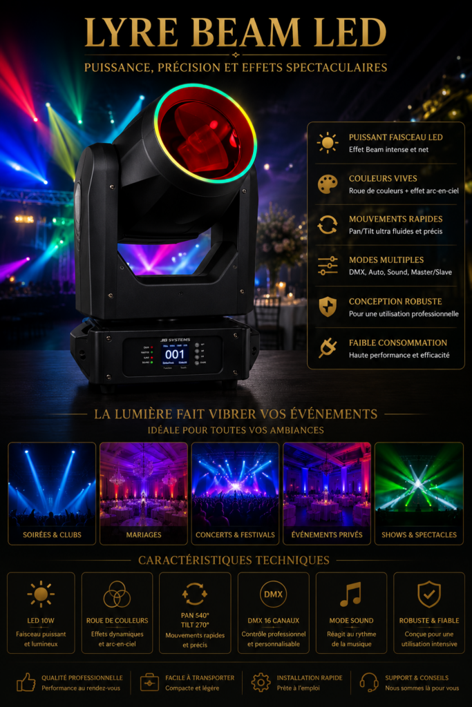 Lyre JB Systeme Beam 200