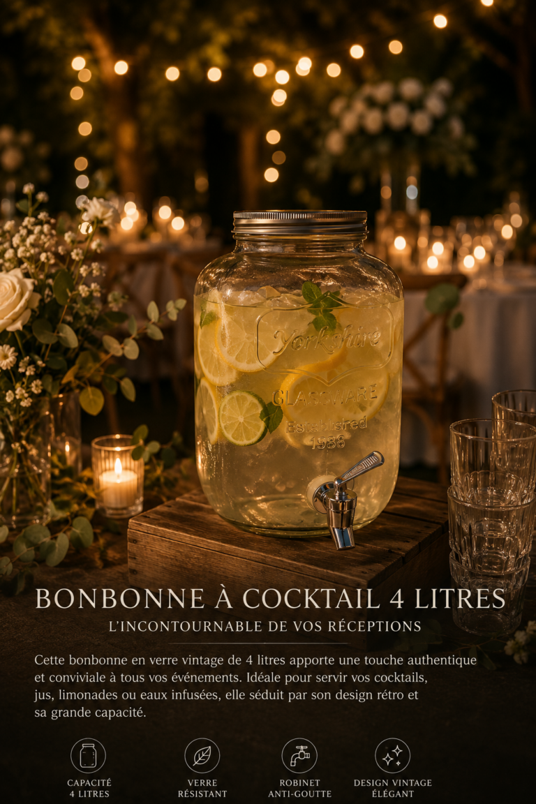 Bonbonne à cocktails