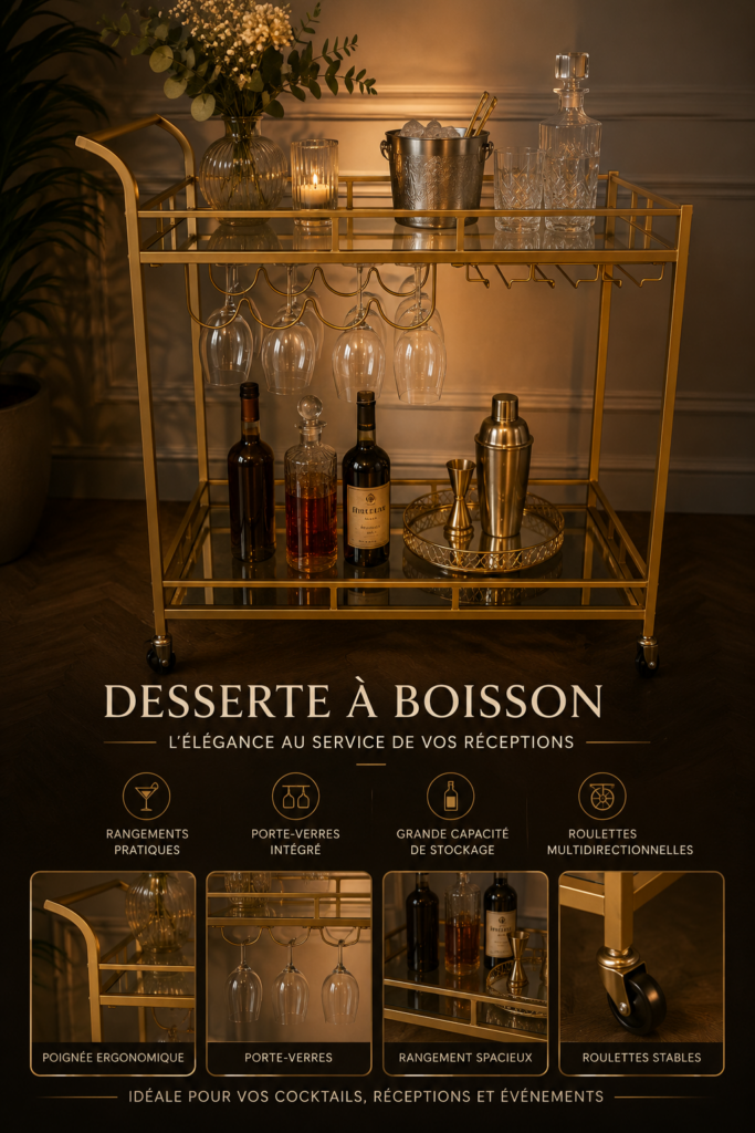 Desserte à boissons