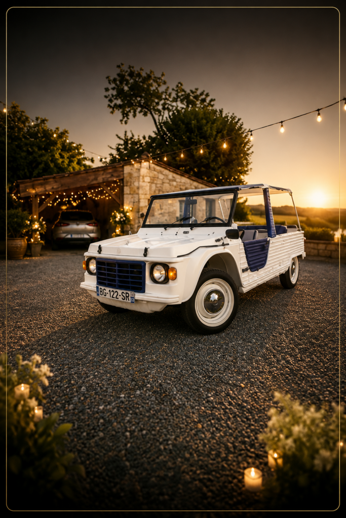 Voiture de collection pour mariage
